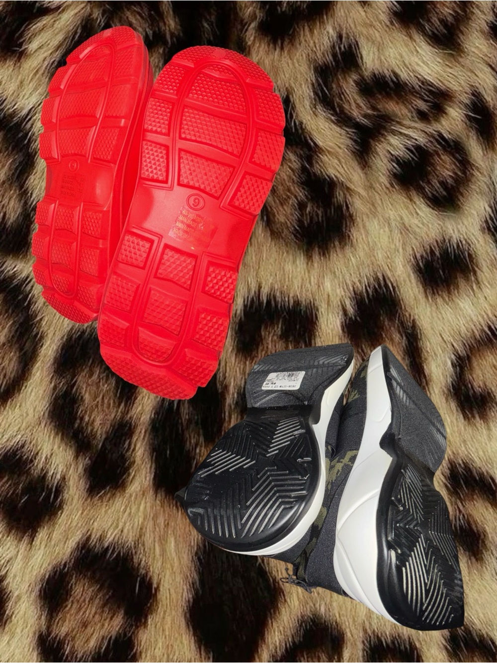 (SIZE 9) Sneaker and Slide Set (2 Pairs) - Picture 2 of 2